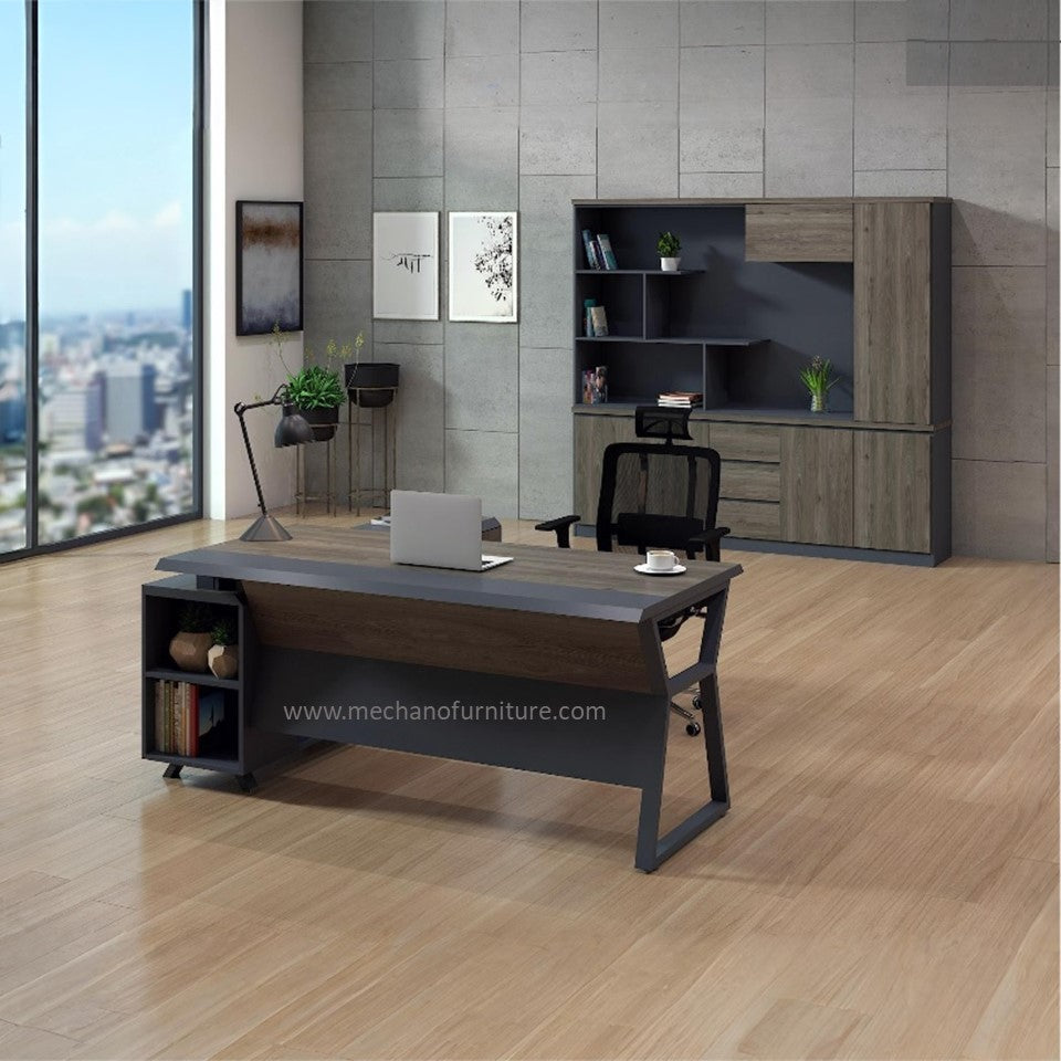 Diabolo-2 (Table with Integrated Side Rack) – mechano-furniture