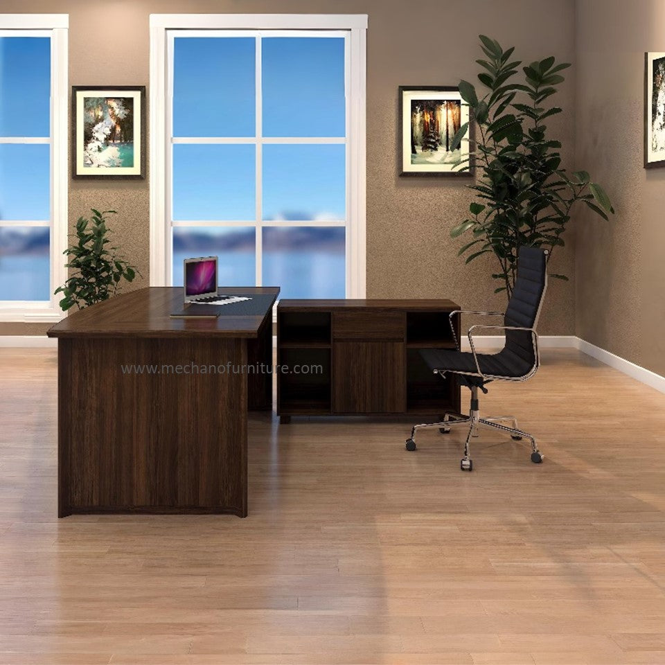 Marcus (Table with Side Rack)