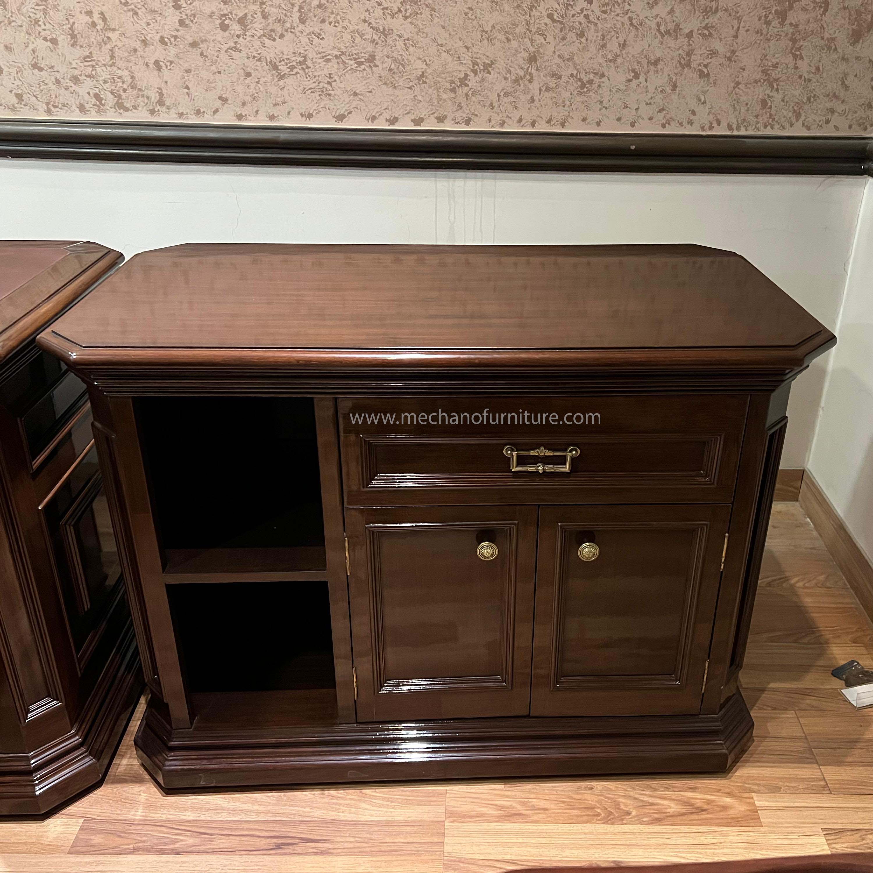 PD-3-High-Gloss (Table with Side Rack)
