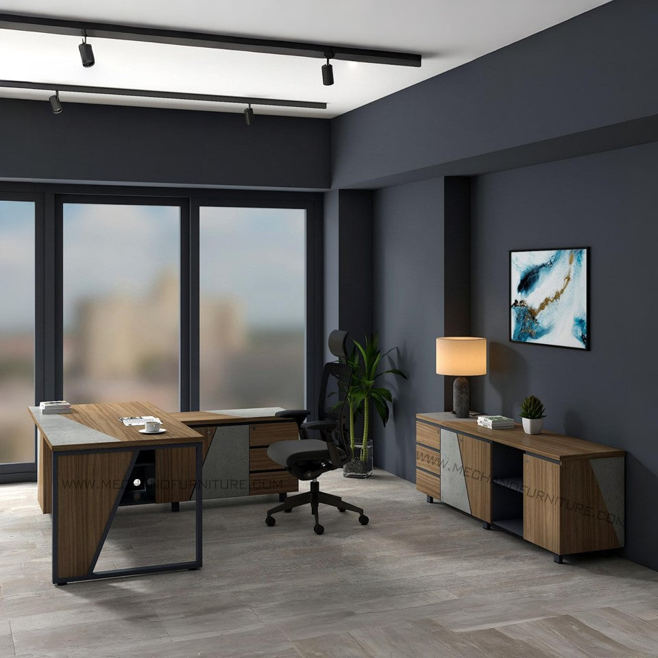 Angulo (Table with Integrated Side Rack)
