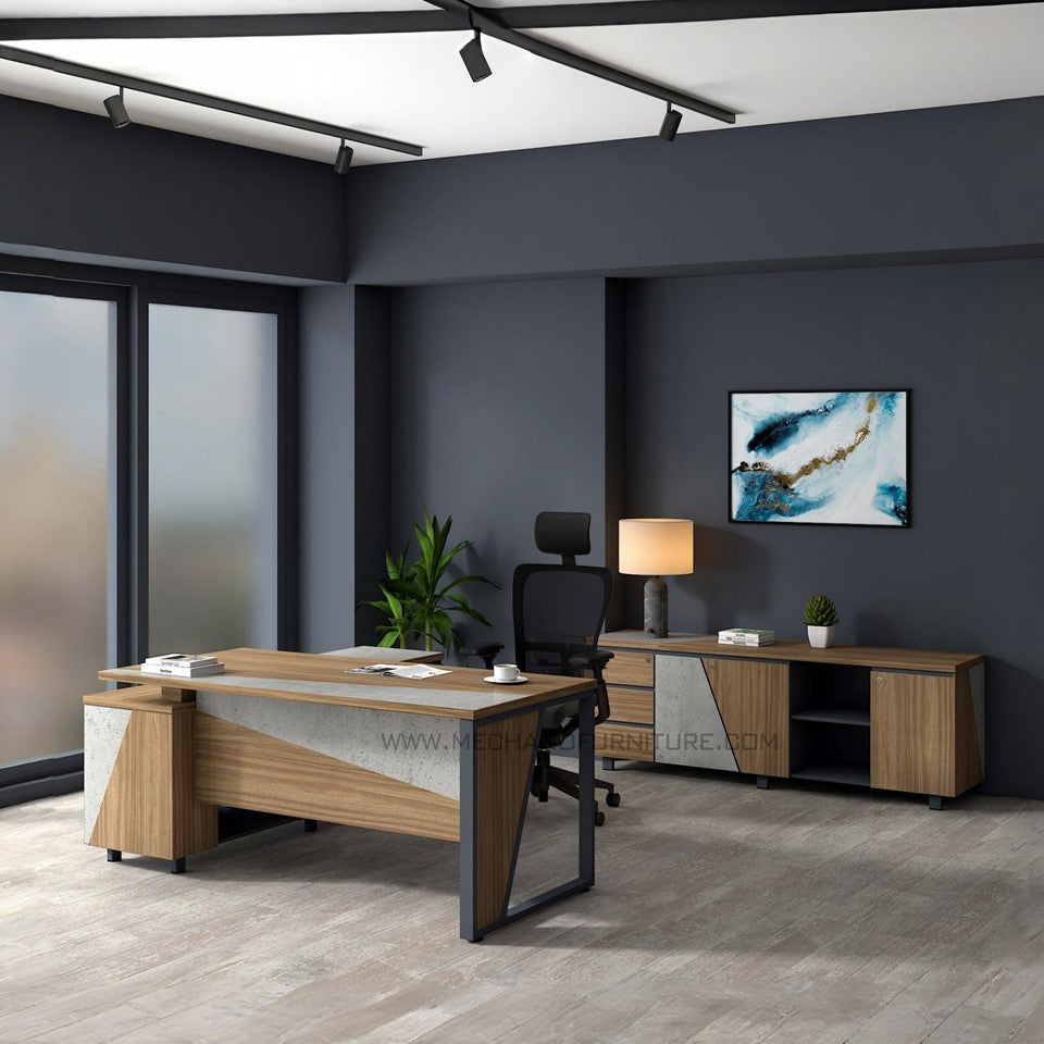 Angulo (Table with Integrated Side Rack)