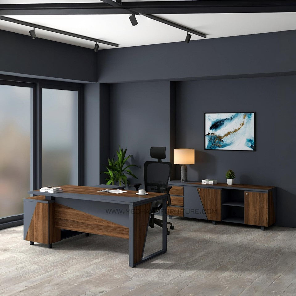 Angulo (Table with Integrated Side Rack)