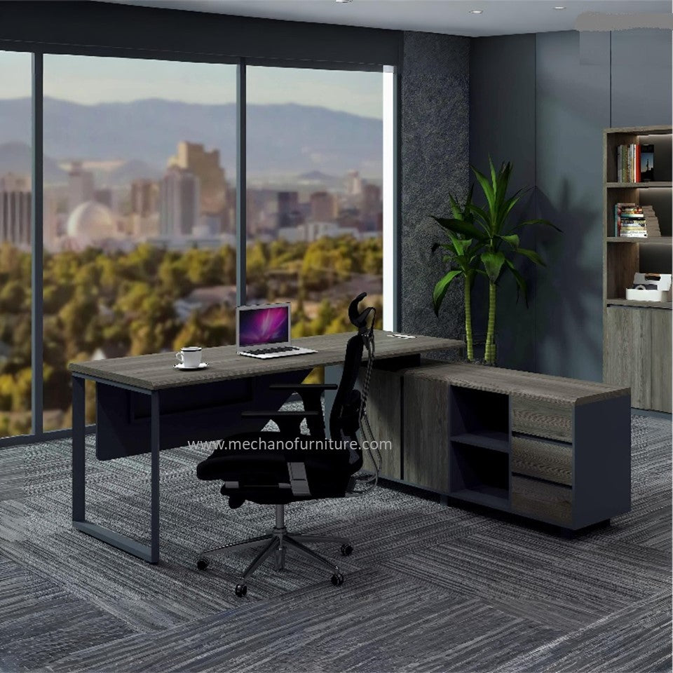 BEVEL (Table with Integrated Side Rack)