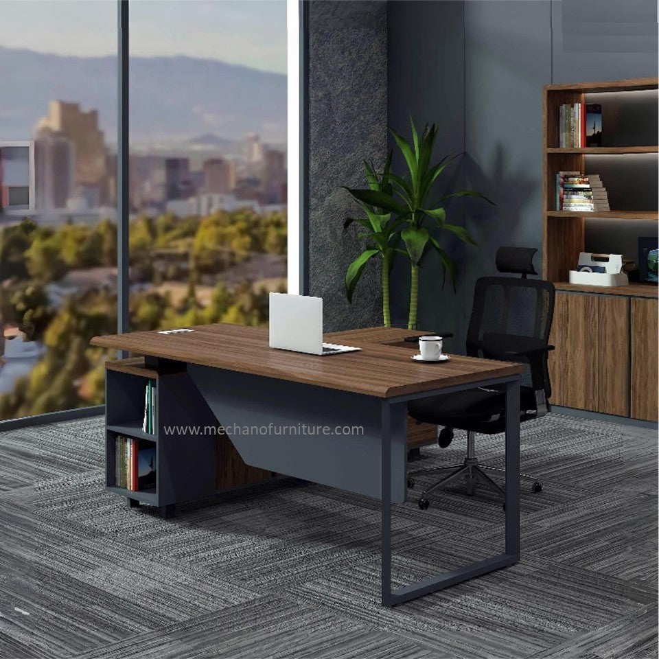 BEVEL (Table with Integrated Side Rack) – mechano-furniture