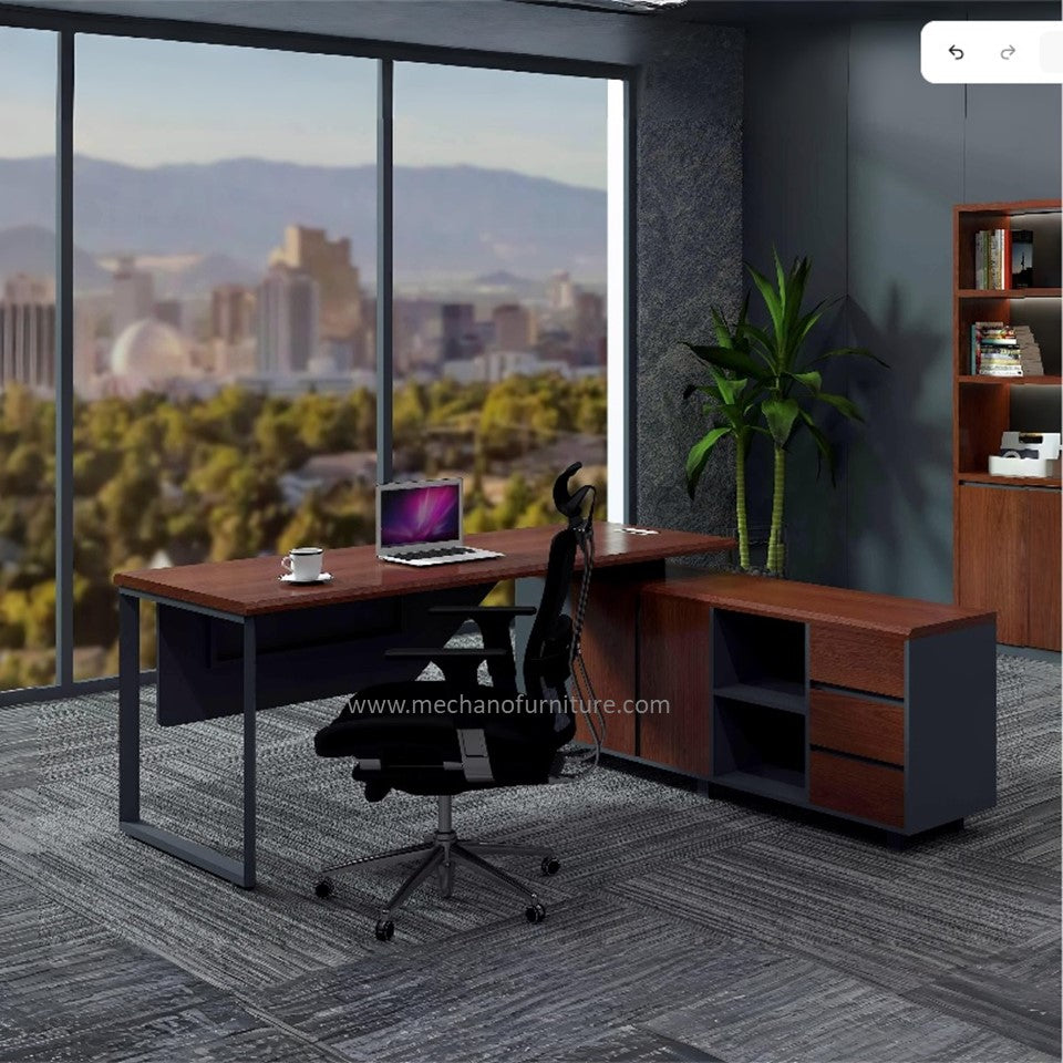 BEVEL (Table with Integrated Side Rack)